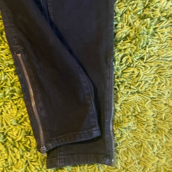 Pistola moto zipper skinny ankle jeans size 28 - Picture 3 of 8